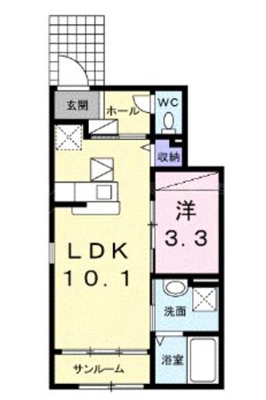 ヒル　ブローテの物件間取画像